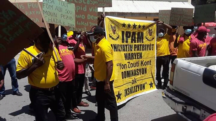 Cap-Haïtien/Sit-in: L'IPAM marche contre l'impunité. 5